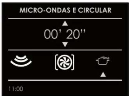 MICRO-ONDAS E CIRCULAR 00' 20" 11:00
