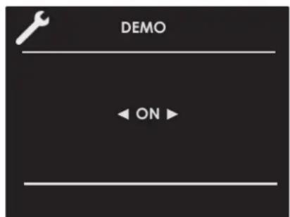 DEMO ← ON ►
