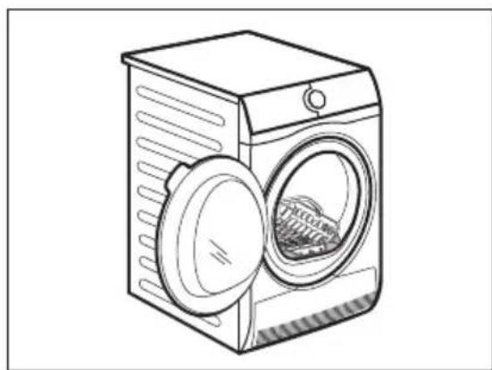AEG TR89PG4B - Panier du séchoir à linge - 1