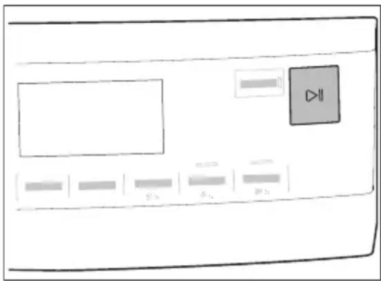 AEG TR99P54B - Départ d'un programme - 1
