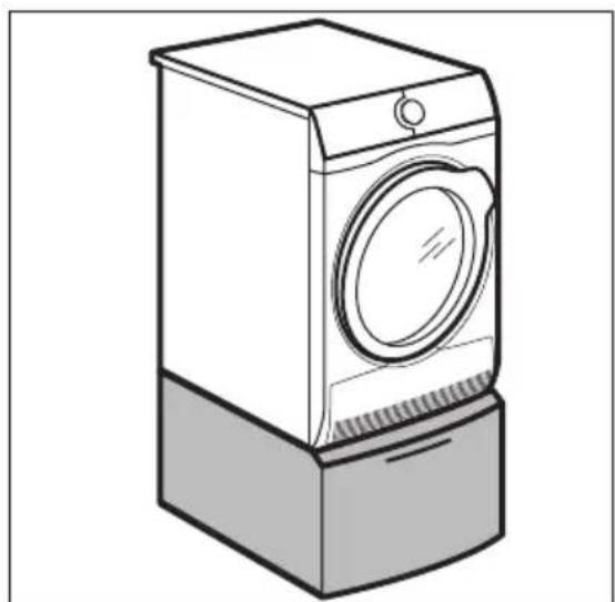 AEG TR99P54B - Socle avec tiroir - 1