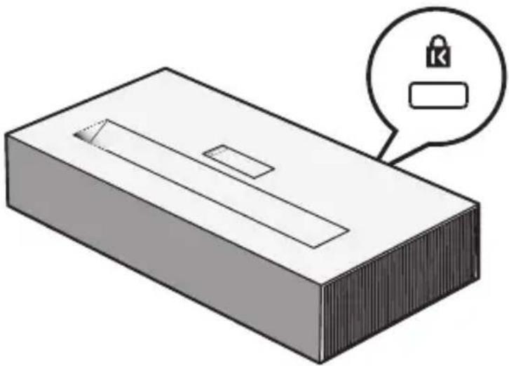 LG CineBeam HU915QE - Système de sécurité Kensington - 1