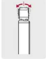 LG Libero 27BQ70C - De hoek aanpassen - 1