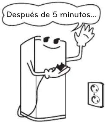 Después de 5 minutos...
