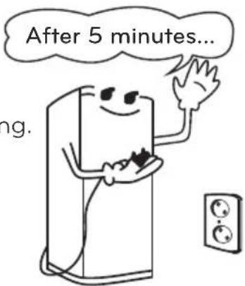 After 5 minutes... ng.