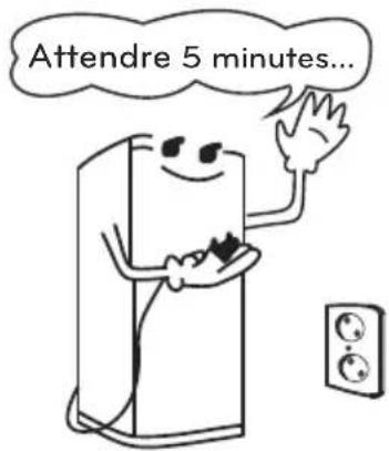 Attendre 5 minutes...