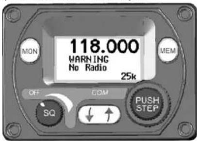 Trig Avionics TY92 - Messages d'avertissement - 1