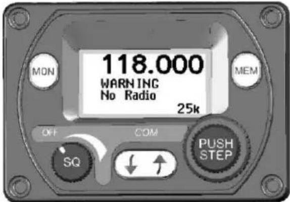 Trig Avionics TC90 - Messages d'avertissement - 1