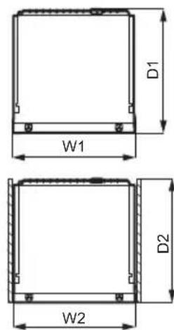 ELECTROLUX KUT6NE18S - Димензии - 2