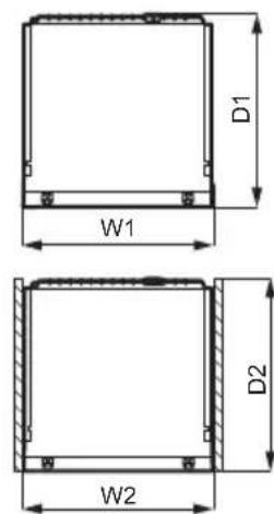 ELECTROLUX KUT6NE18S - Dimensions - 2