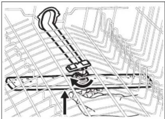 ELECTROLUX Y69EG400L - Czyszczenie gornyego ramienia spryskujacego - 1