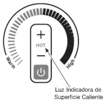 GE Profile PEP7030DTBB - Indicador Luminoso de Calor - 1