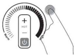 GE Profile PEP7030DTBB - Ajuste del Tamaño del Quemador - 1
