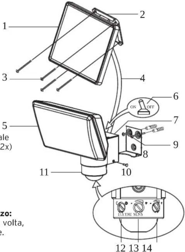 BRENNENSTUHL SOL 80 ALU IP 44 - Avvertenza importante prima dell'utilizzo: - 1