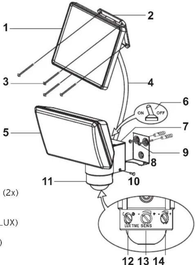 BRENNENSTUHL SOL 80 ALU IP 44 - LED Lamp - 1