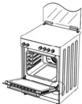 CONTINENTAL EDISON CECG60FCB1 - Nettoyage et installation de la porte du FOUR - 1