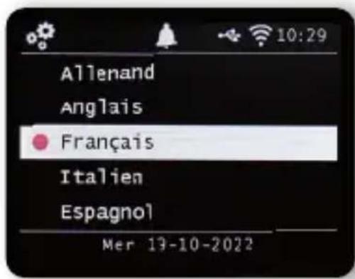 Telestar DIRA M 1 A - Langue des menus - 1
