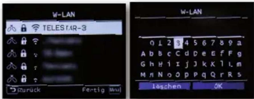 Telestar DIRA M 1 A - Netzwerkauswahl - 1