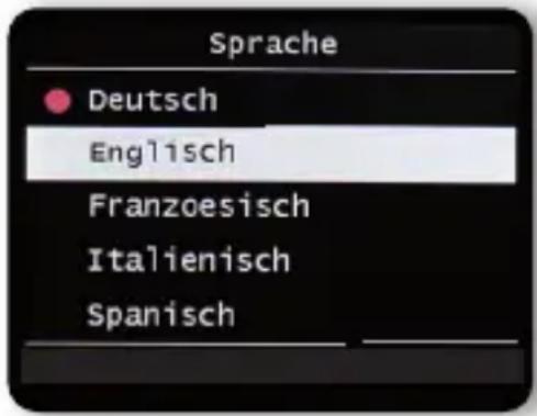 Telestar DIRA M 1 A - Menu language - 1