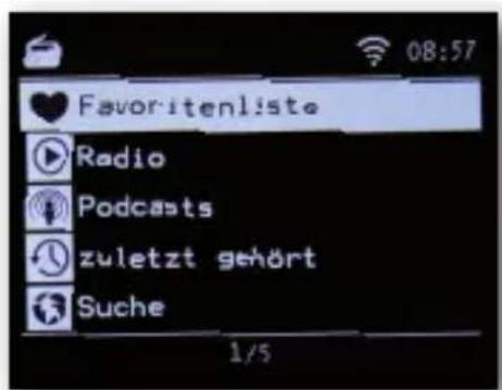 Telestar DIRA M 1 A - Internet Radiostation auswählen - 2