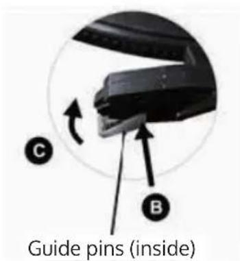 Guide pins (inside)