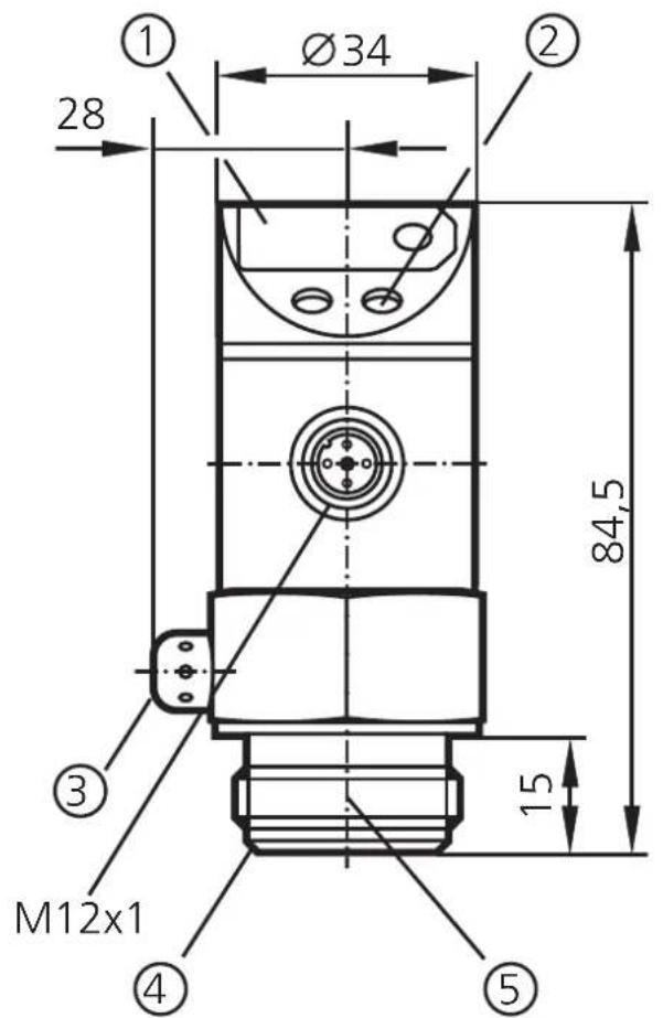 IFM PF3154 - Maßzeichnung - 1