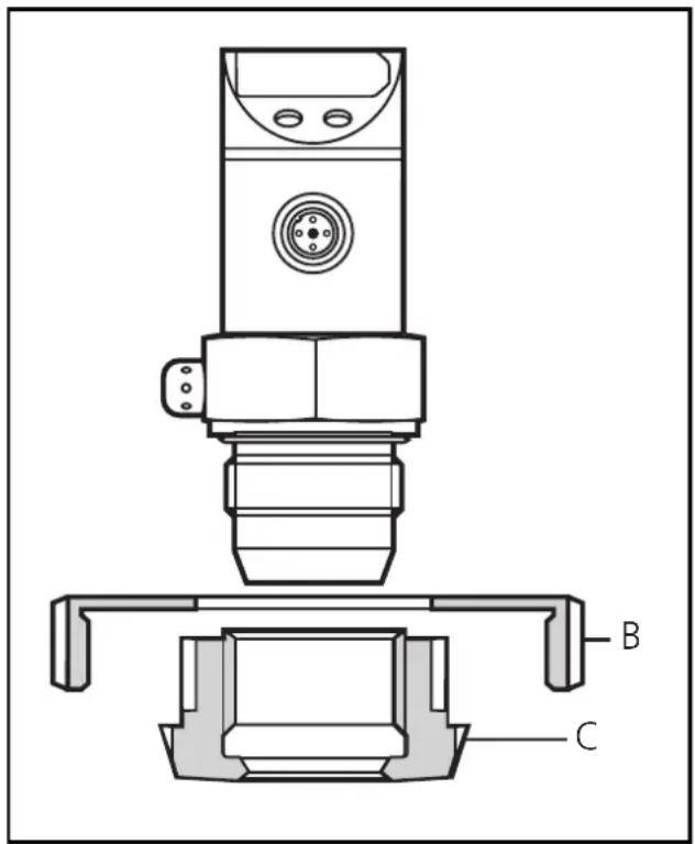 IFM PF003A - Adaptateurs process ifm - 1