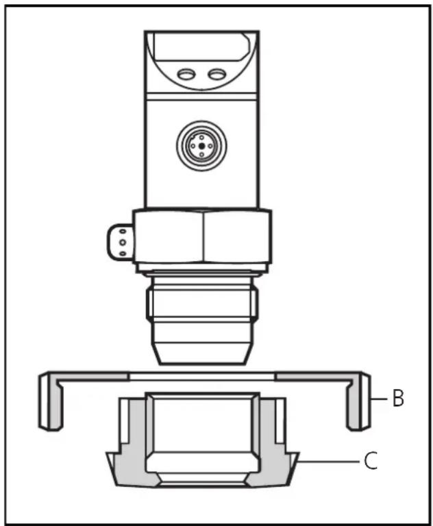 IFM PF003A - ifm process adapter - 1