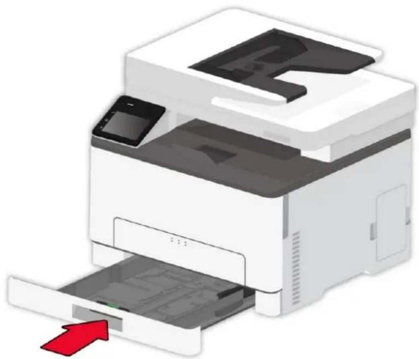 PANTUM CM1100ADN - Remettre le plateau en place - 2