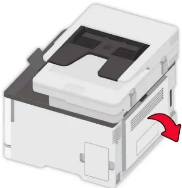 PANTUM CM1100ADN - Bourrage papier dans la couverture arrière - 1