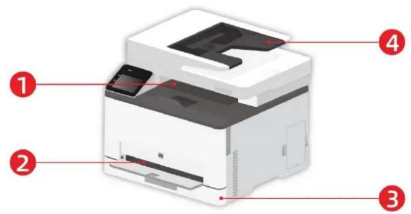 PANTUM CM1100ADN - Localiser le papier coincé - 1