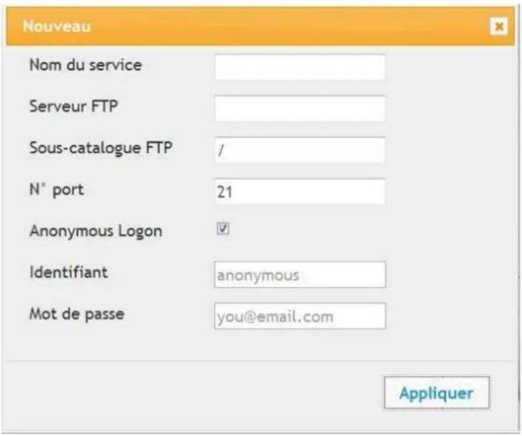 PANTUM CM1100ADN - Configurer le répertoire d'adresse FTP - 1