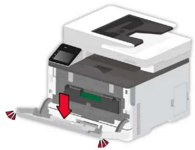 PANTUM CM1100ADN - Bourrage papier dans le bac manuel - 2