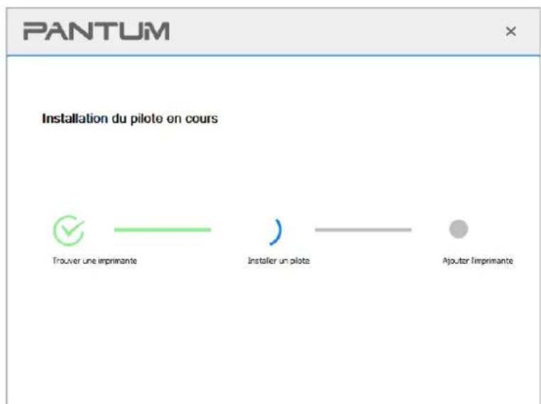 PANTUM CM1100ADN - Connecter l'ordinateur à l'imprimante par wi-fi direct et installer le pilote - 3