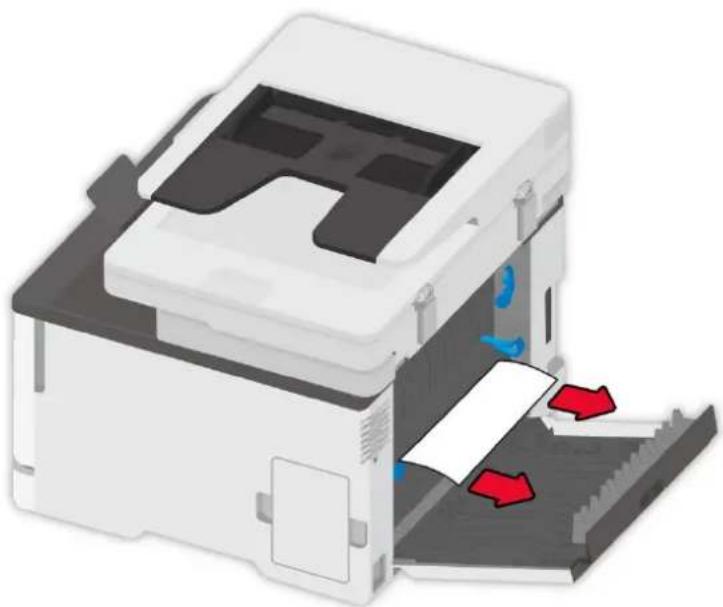 PANTUM CM1100ADN - Bourrage papier dans le bac automatique - 5