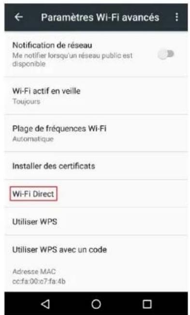 PANTUM CM1100ADN - Méthode de connexion de terminal de client sans fil compatible avec la fonction wifi direct (invite directe de connexion) - 2