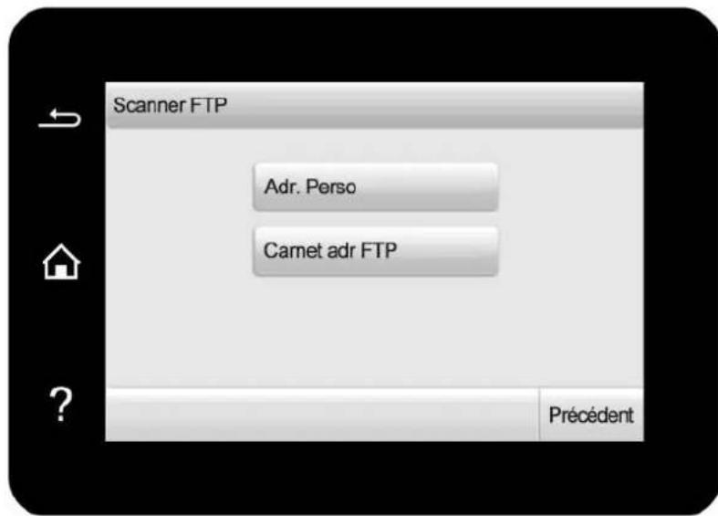 PANTUM CM1100ADN - Configurer le répertoire d'adresse FTP - 4