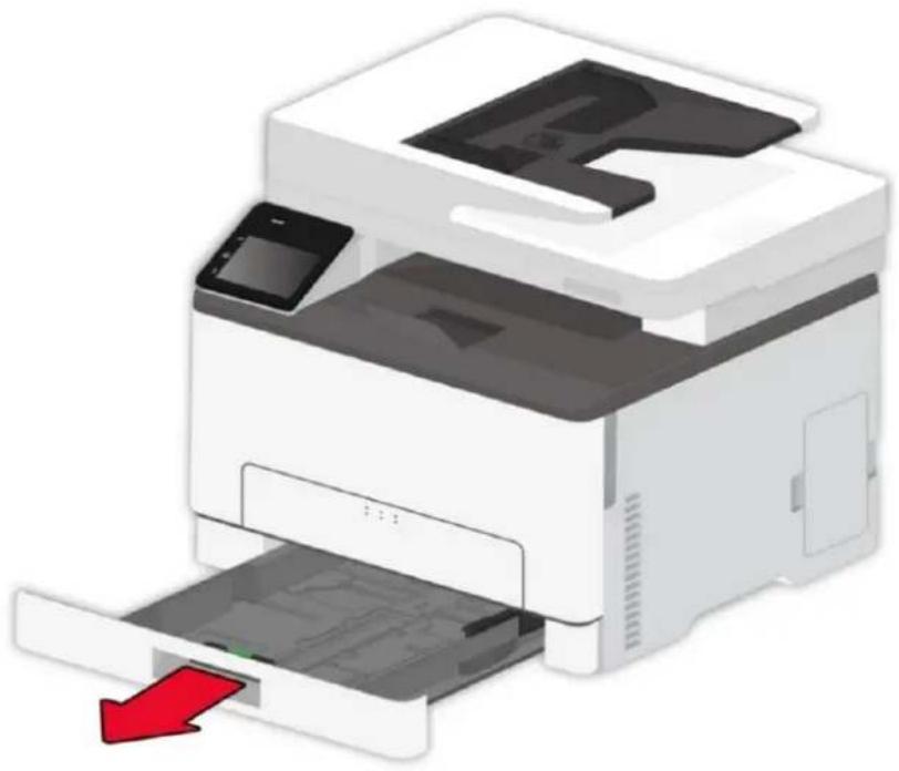 PANTUM CM1100ADN - Remettre le plateau en place - 1