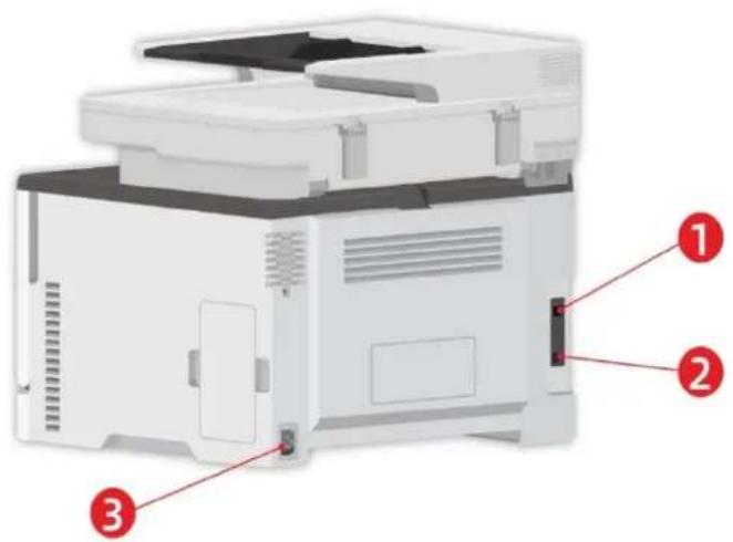 PANTUM CM1100ADN - Vue arrière - 5