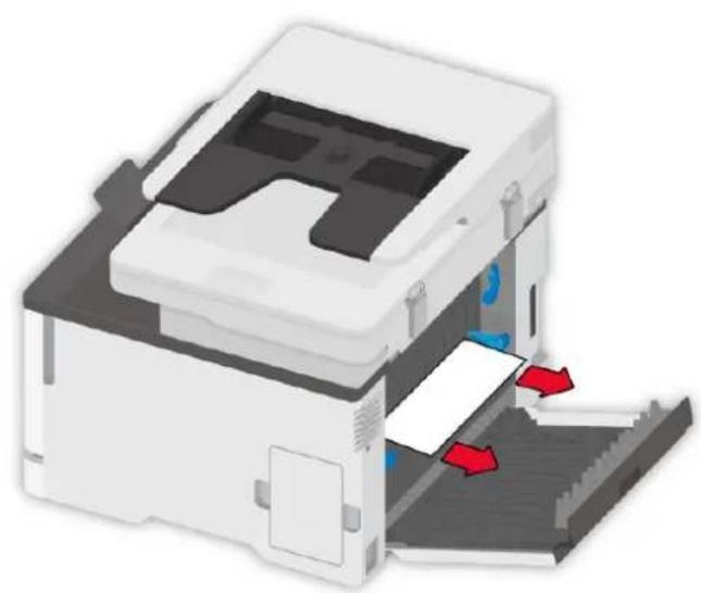 PANTUM CM1100ADN - Bourrage papier dans la couverture arrière - 6