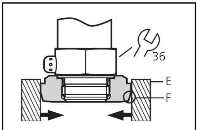 36 E F