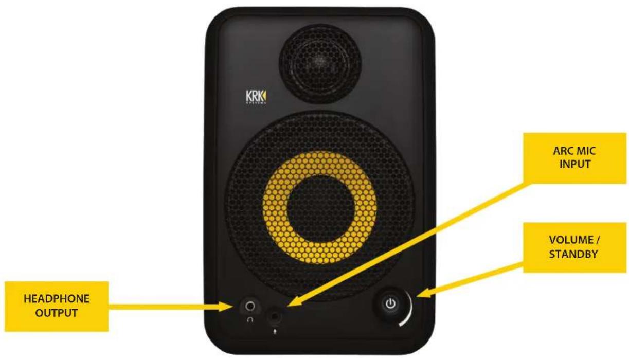 KRK GoAux 3 - Follow the below steps for setup of your GoAux. Visit www.krkmusic.com for support videos and guides. - 1