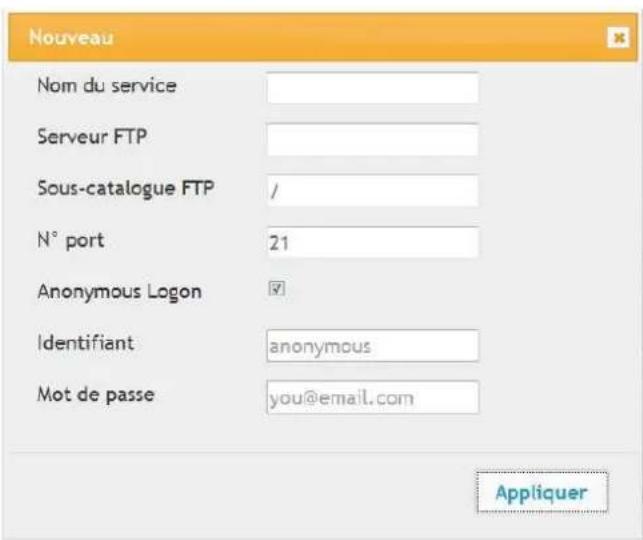 PANTUM M7310DN - Configurer le répertoire d'adresse FTP - 1