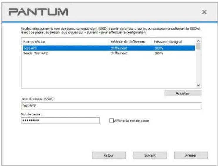 PANTUM M7310DN - L'ordinateur est déjà connecté au wi-fi. - 3