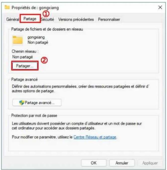 PANTUM M7310DN - Créer un dossier partagé - 1