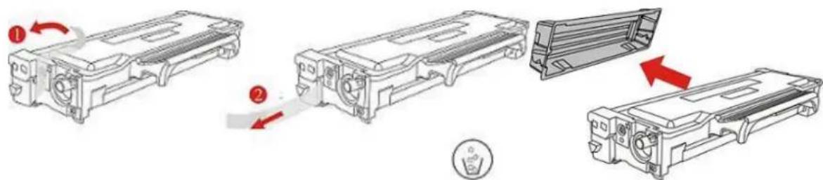 PANTUM M7310DN - Changer la cartouche et le composant de tambour - 6