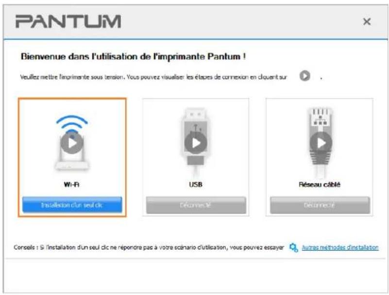 PANTUM M7310DN - Connecter l'ordinateur à l'imprimante par wi-fi direct et installer le pilote - 2