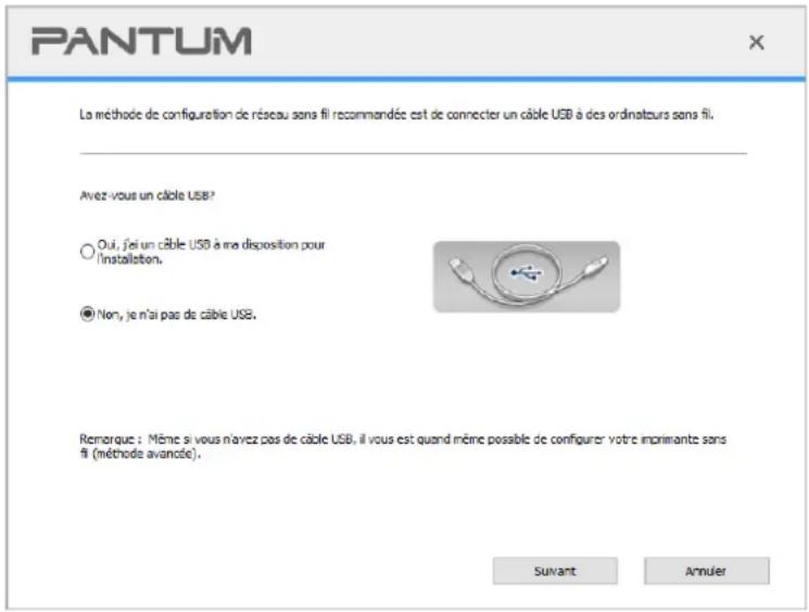 PANTUM M7310DN - Utiliser la connexion WPS. - 1