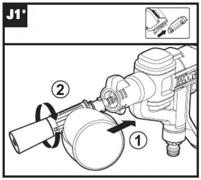 WORX HydroShot WG620.5 - COMPONENT LIST - 14