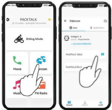 CARDO Packtalk Neo - Pour discuter en privé : - 1
